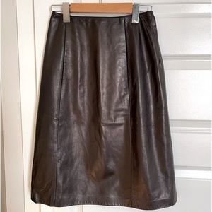 Danier women’s genuine leather skirt.